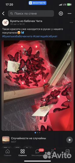 Букеты из бабочек