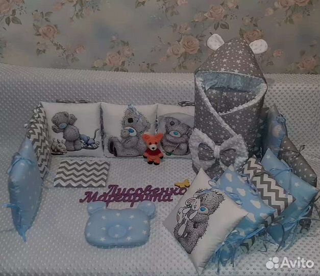 Бортики в кроватку