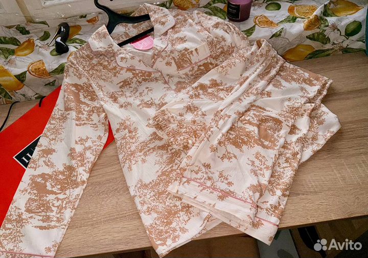 Домашний костюм/пижама женская муслиновая