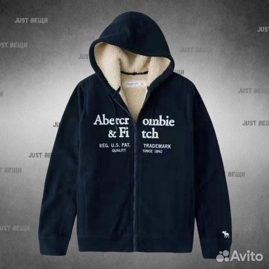 Кофта на молнии Abercrombie and fitch с мехом