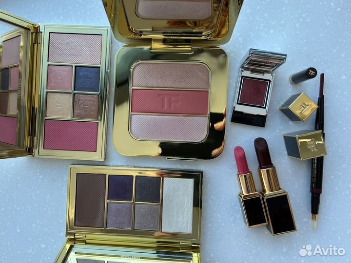 Tom ford косметика б/у, тени, палетки, помада