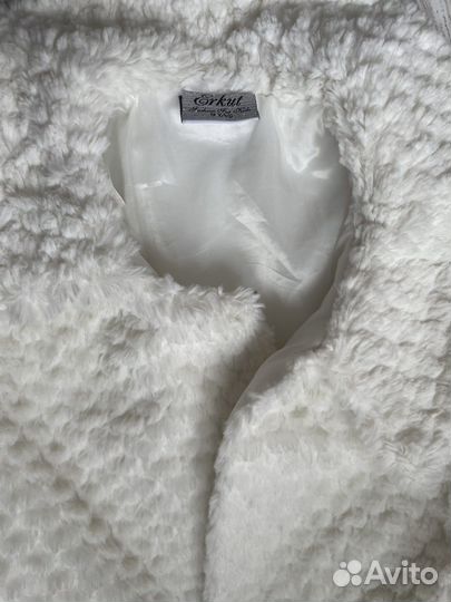 Меховое болеро для девочки (7-9 лет)