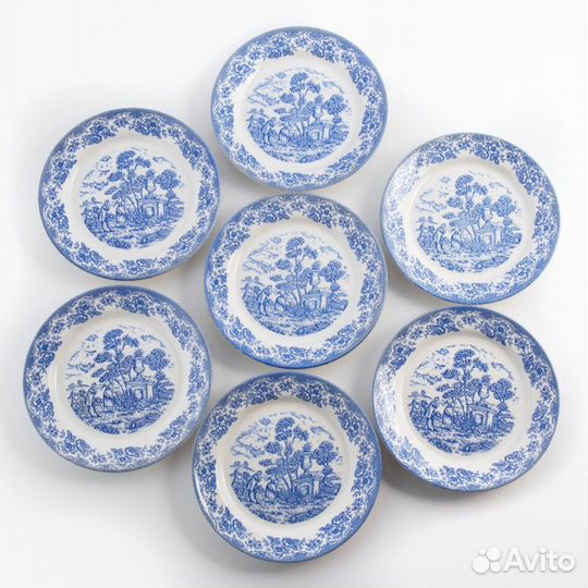 Тарелки Конаково прекрасная садовница 1971г