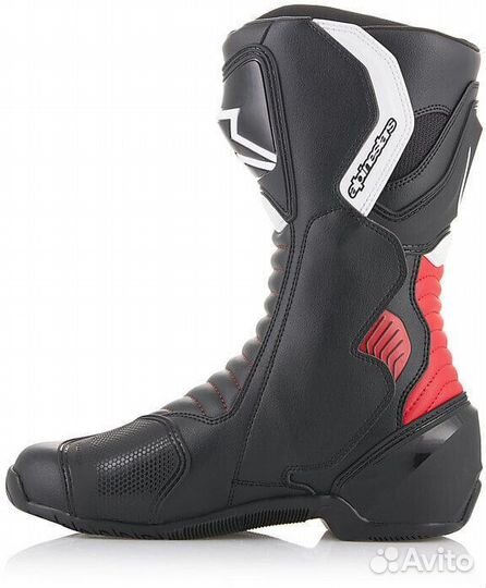 Alpinestars SMX 6 v2 Motorcycle мотоботинки Black Red