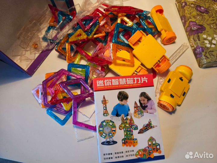 Магнитные конструкторы Magformers и Chilitoy