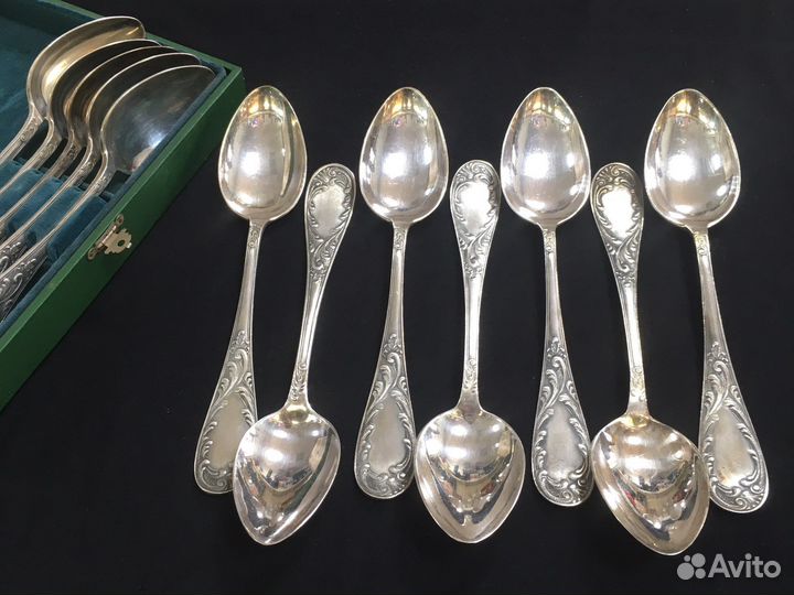 Редкие Столовые ложки «Старое Пламя» Кольчугино