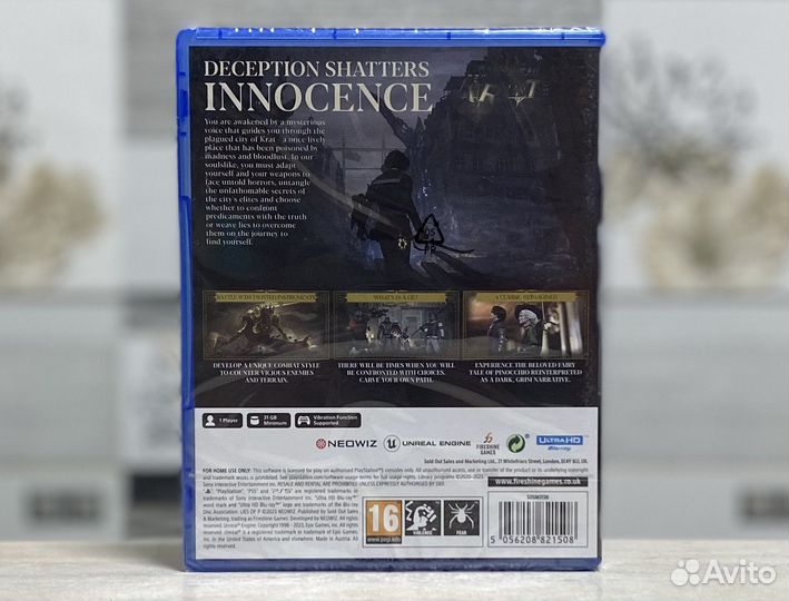 Lies of P (Новый Диск) Sony PS4/PS5 Рус Субтитры