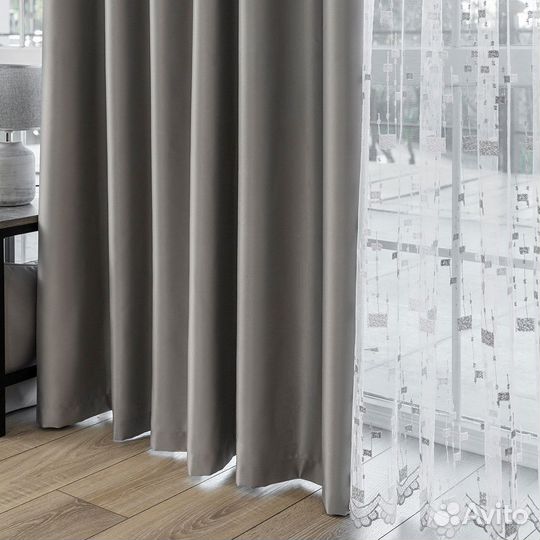 Шторы сатен Адора Хром