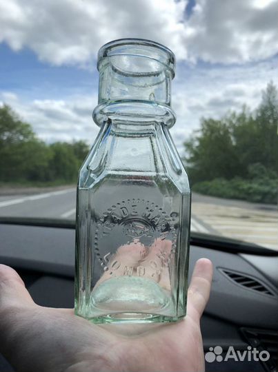 Бутылочка Баночка Стекло 19 век