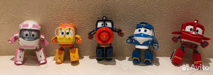 Игрушки роботы-поезда