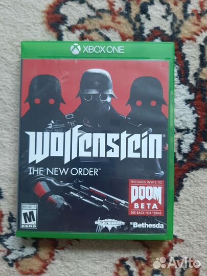 Диск wolfenstein the new order на xbox one