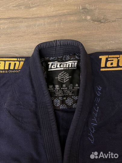 Кимоно tatami estilo black label gold/navy