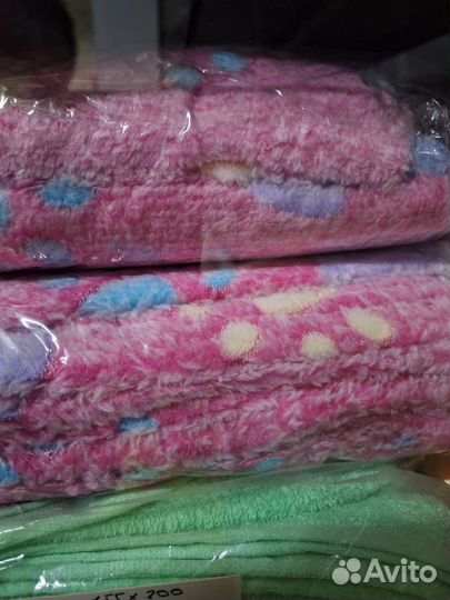 Плед покрывало флисовый 180200см