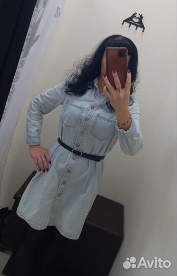 Джинсовое платье