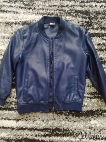 Куртка кожаная на мальчика