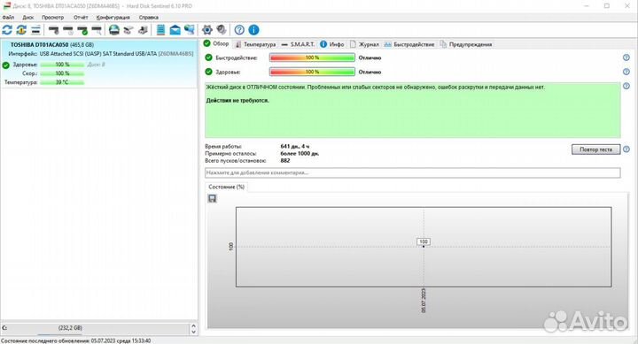 Жесткий диск Toshiba DT01ACA050, 500гб