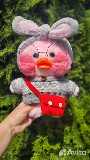 Мягкая игрушка Уточка lalafanfan Лалафанфан, 30 см