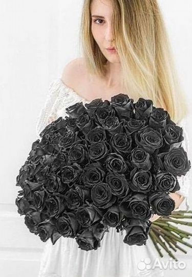 Чёрные розы. Цветы Букеты с доставкой