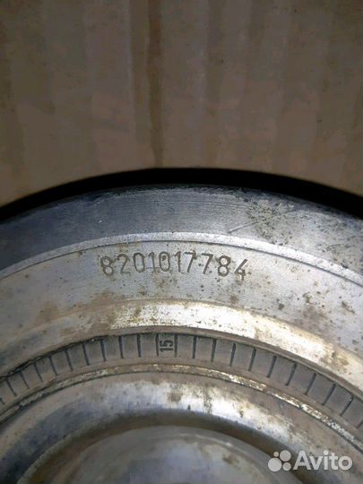 Шкив коленвала Renault Duster F4R 2.0