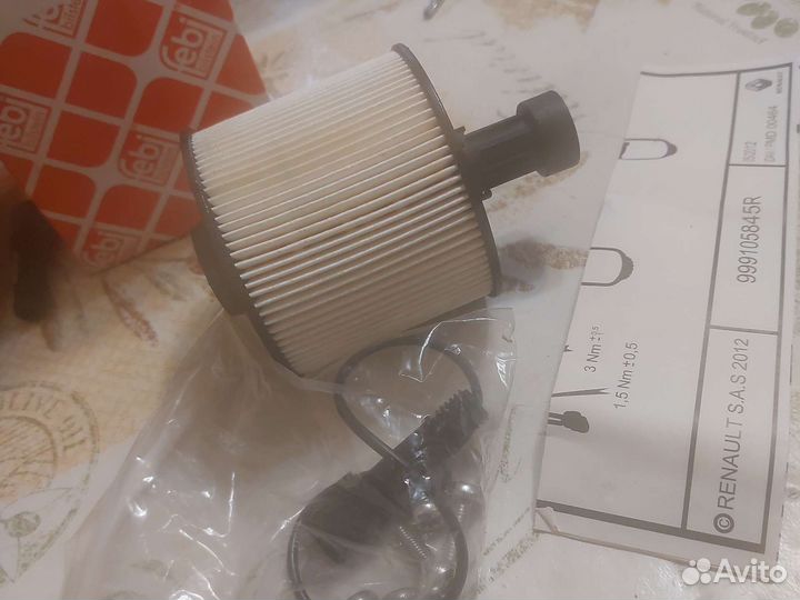 Фильтр топливный рено дастер дизель