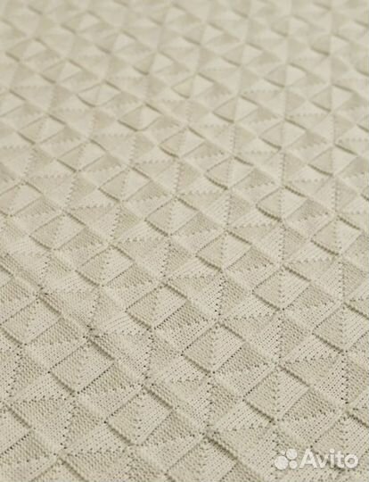 Плед вязаный 110х90