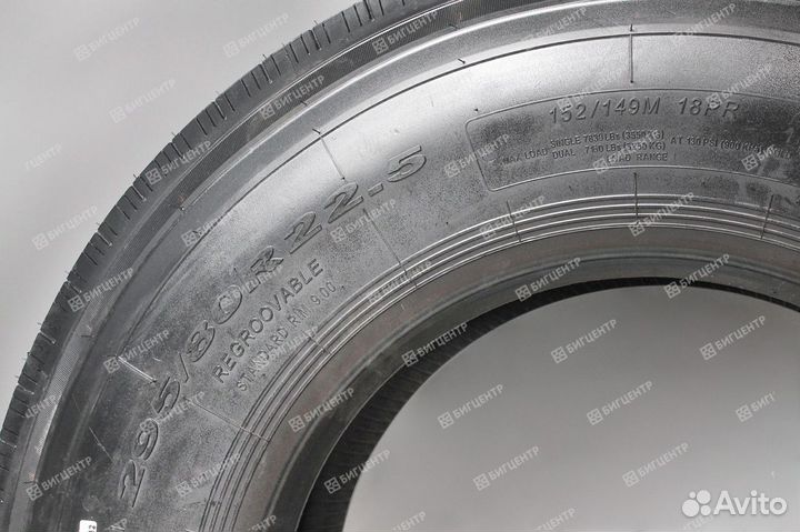 Грузовые шины kapsen 295/80R22,5 TL(18PR) HS101