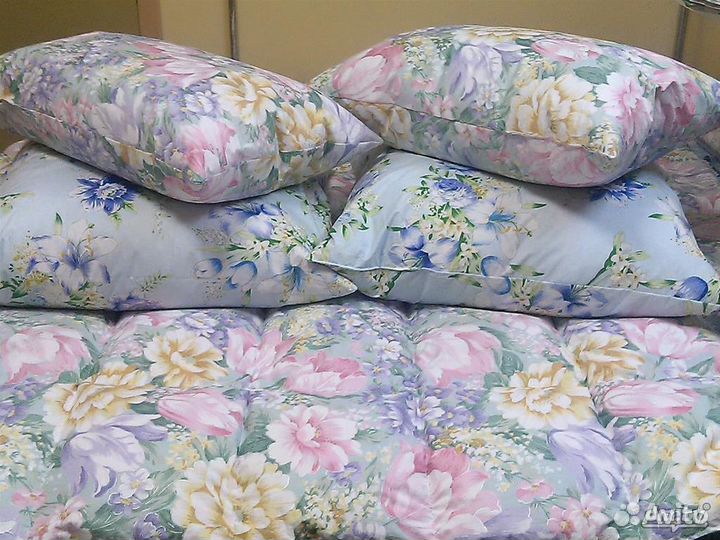 Подушки пухо-перьевые гусиные,новые
