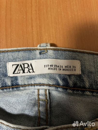 Джинсы zara мужские 31