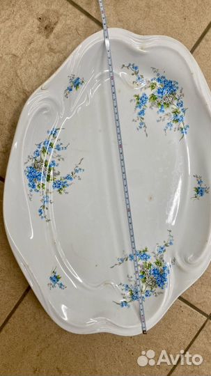 Блюдо фарфор Кузнецова