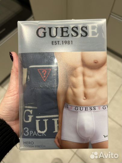 Трусы мужские guess оригинал 48-50р