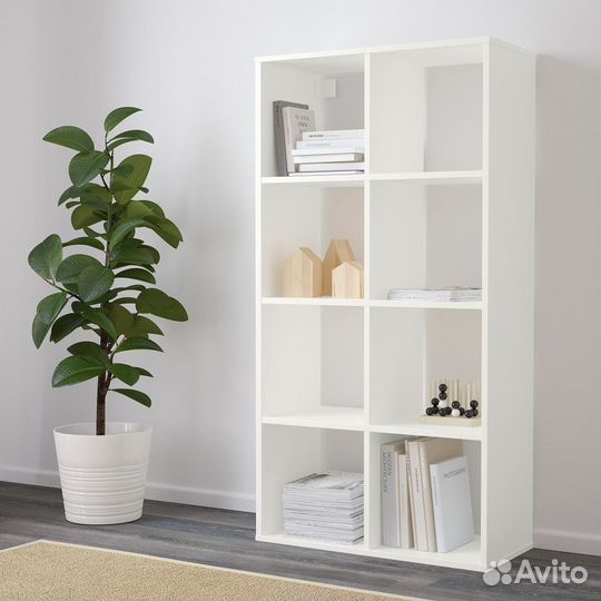 Стеллаж, белый, 66x129 см, икеа Фридлев, IKEA Frid