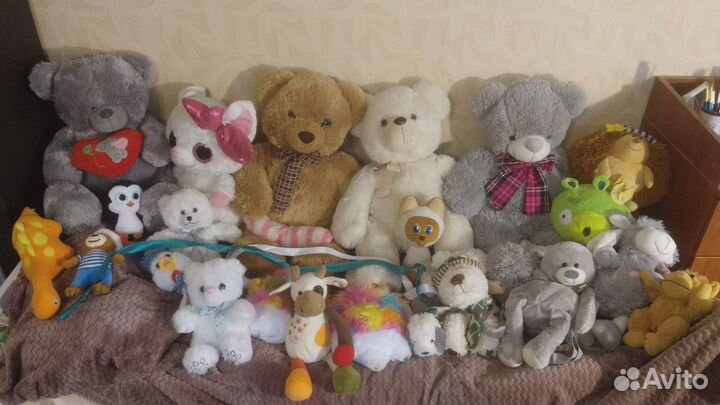 Игрушки мягкие пакетом