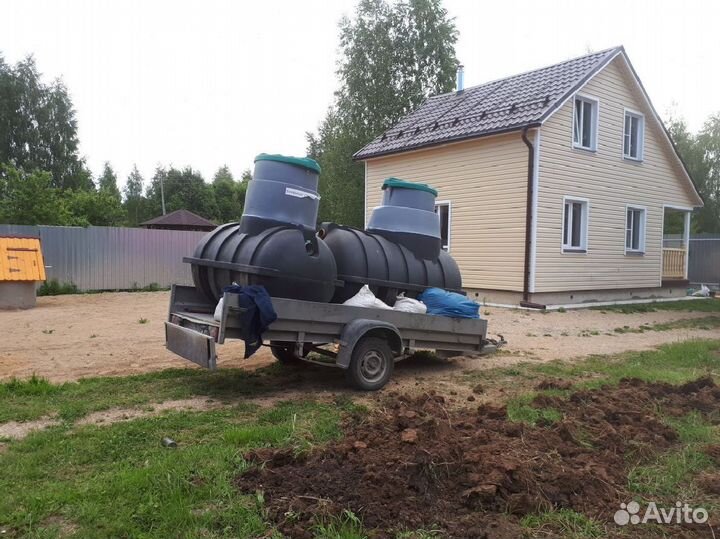 Канализация для частного дома. Установка септика