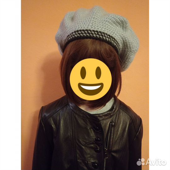 Берет вязаный