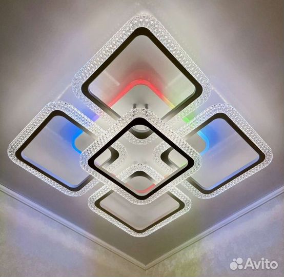 Люстра светодиодная на 25кв.м