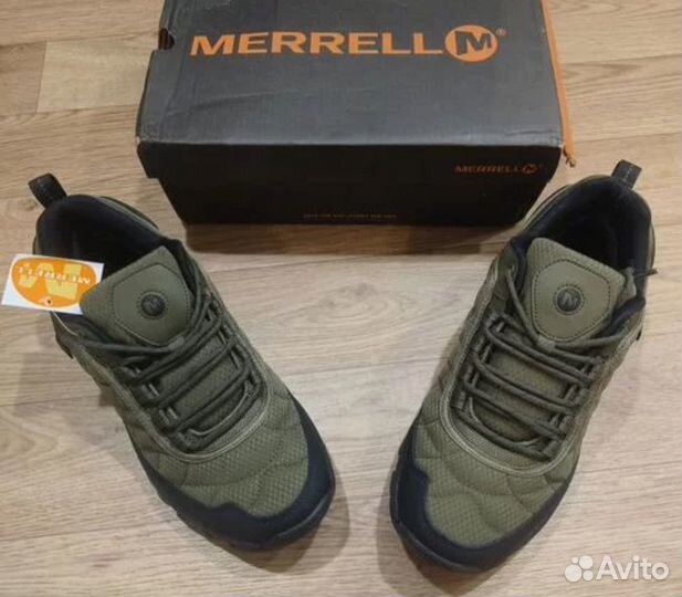 Кроссовки новые Merrell Vibram Gore-tex термо Хаки