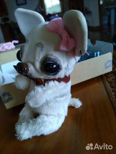 Собака щенок тедди игрушка авторская
