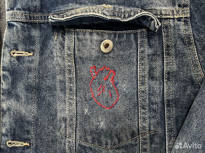 Джинсовая куртка мужская