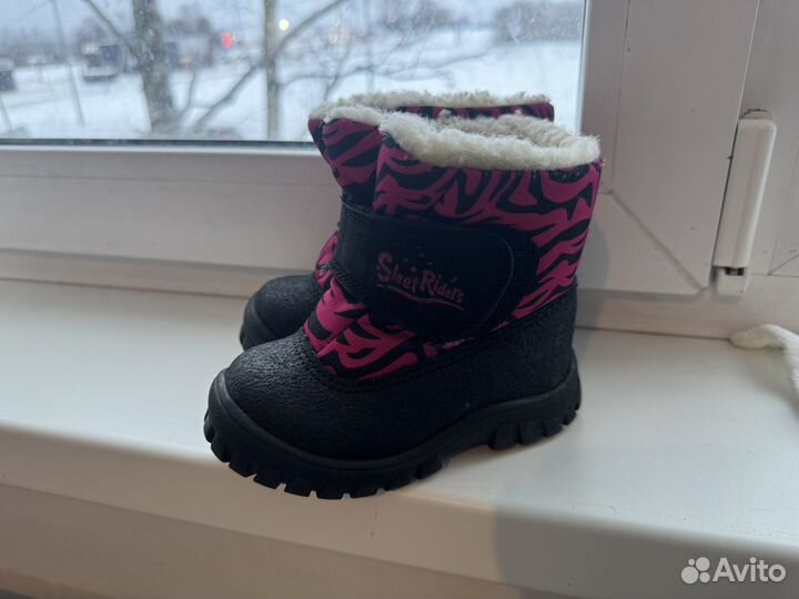 Ботинки зимние для девочки 23 размер