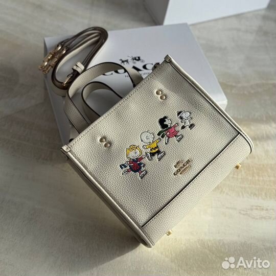 Сумка женская натуральная кожа шопер coach