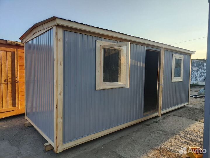 Новые деревянные бытовки с рассрочкой до 12 месяцев