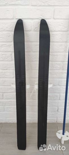 Лыжи детские с палками