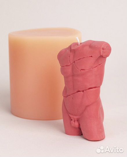 Силиконовая форма Торс Мужской 