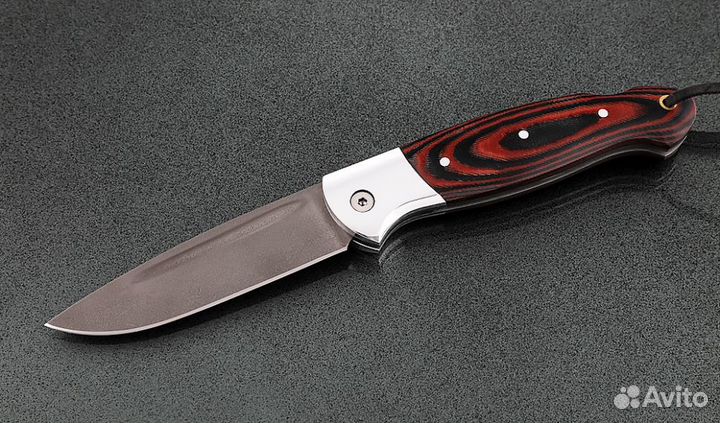 Складной нож Ворон, сталь Х12мф, рукоять накладки