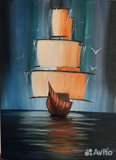 Картина маслом на холсте