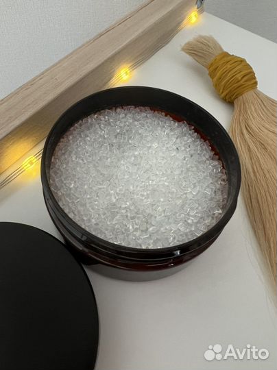 Итальянский тугоплавкий кератин для наращивания