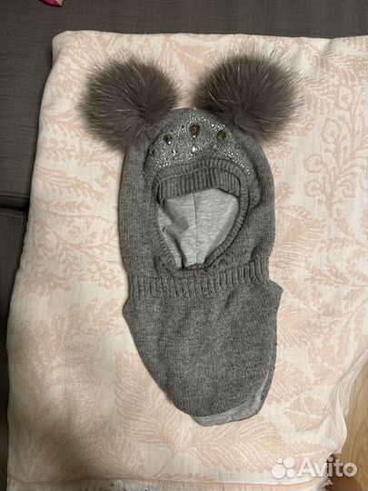 Шапка шлем детская зимняя