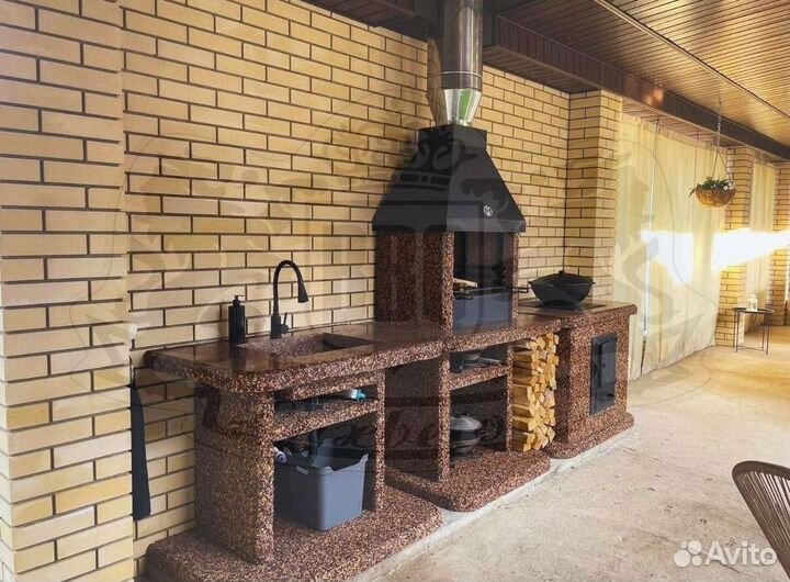 Комплекс барбекю,печи под казан,мангал