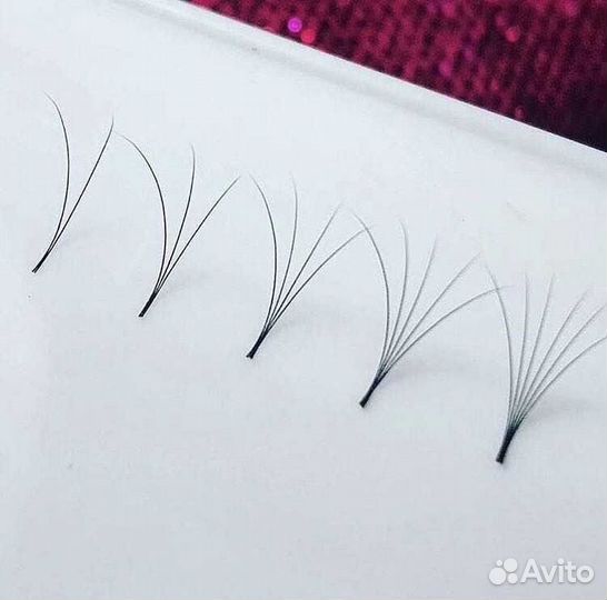 Готовые пучки для наращивания ресниц