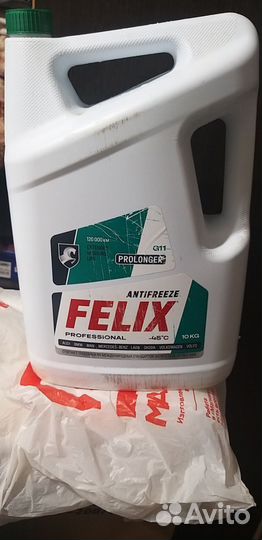 Антифриз felyx зеленый 10кг